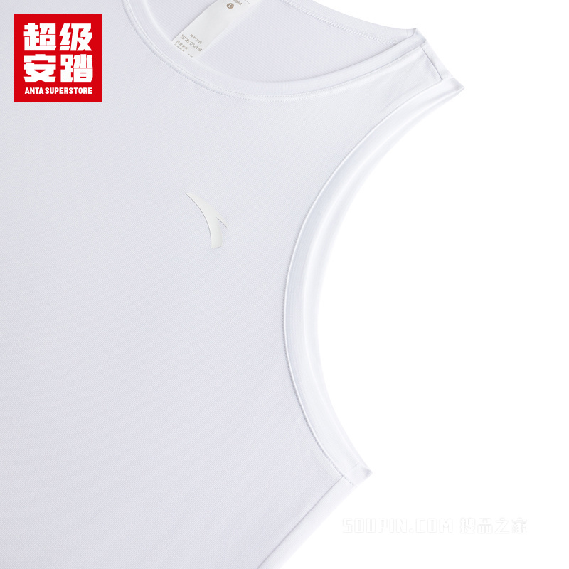 超级安踏训练男子吸湿速干针织背心