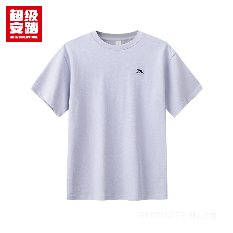 超级安踏运动经典男子短袖针织衫