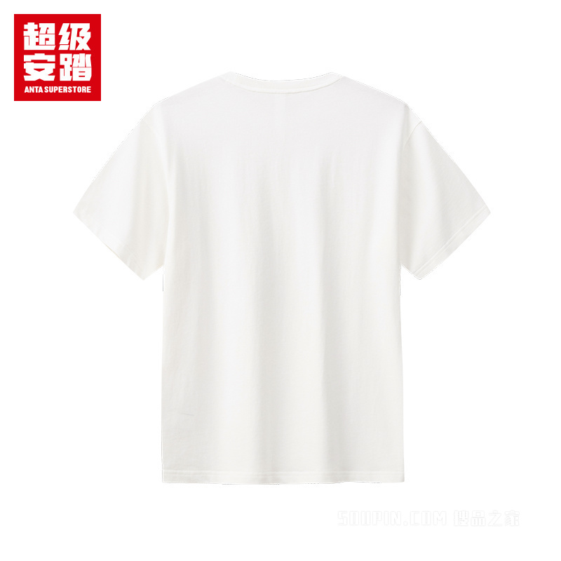 超级安踏运动经典男子短袖针织衫