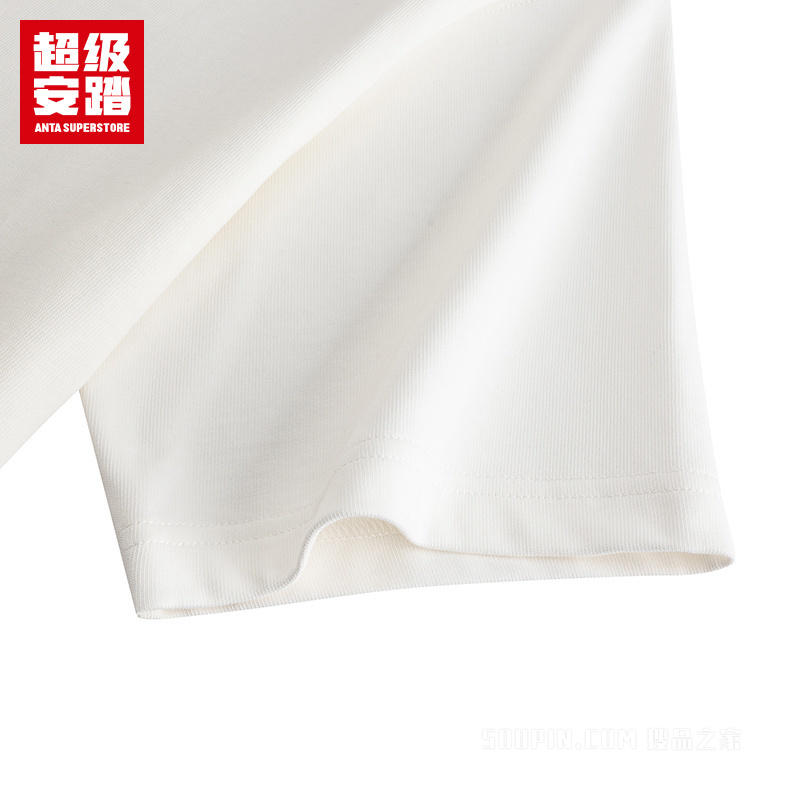 超级安踏运动经典男子短袖针织衫