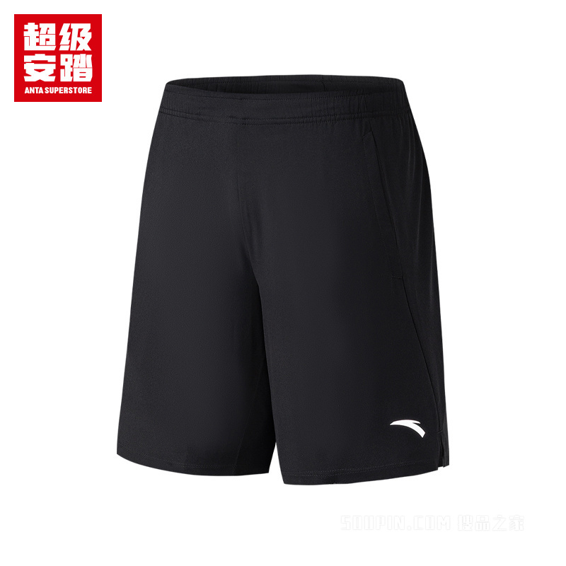 超级安踏跑步男子吸湿速干梭织短裤