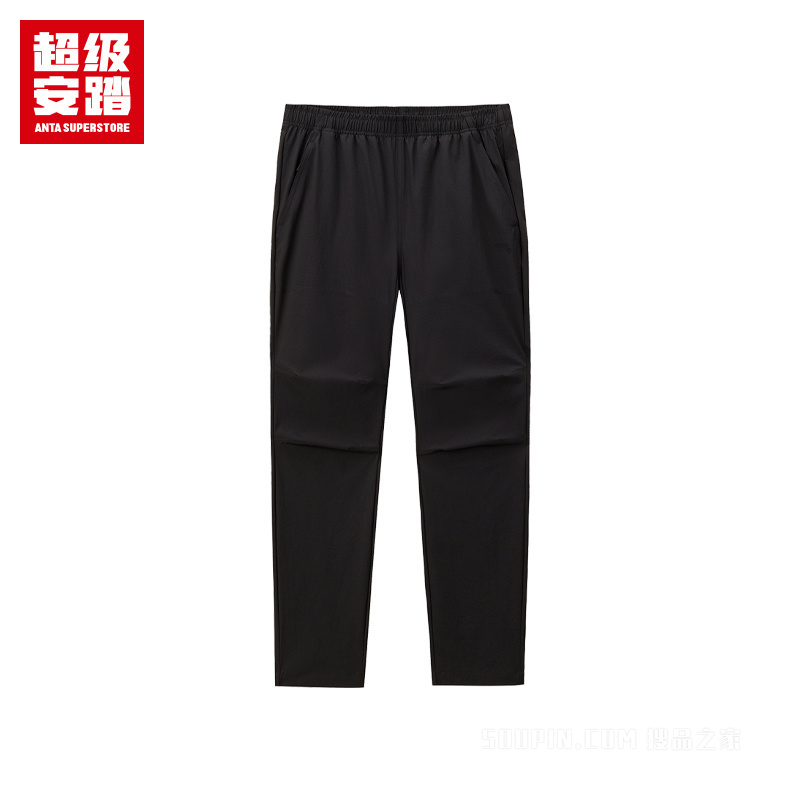 超级安踏徒步男子无氟防泼水梭织运动长裤