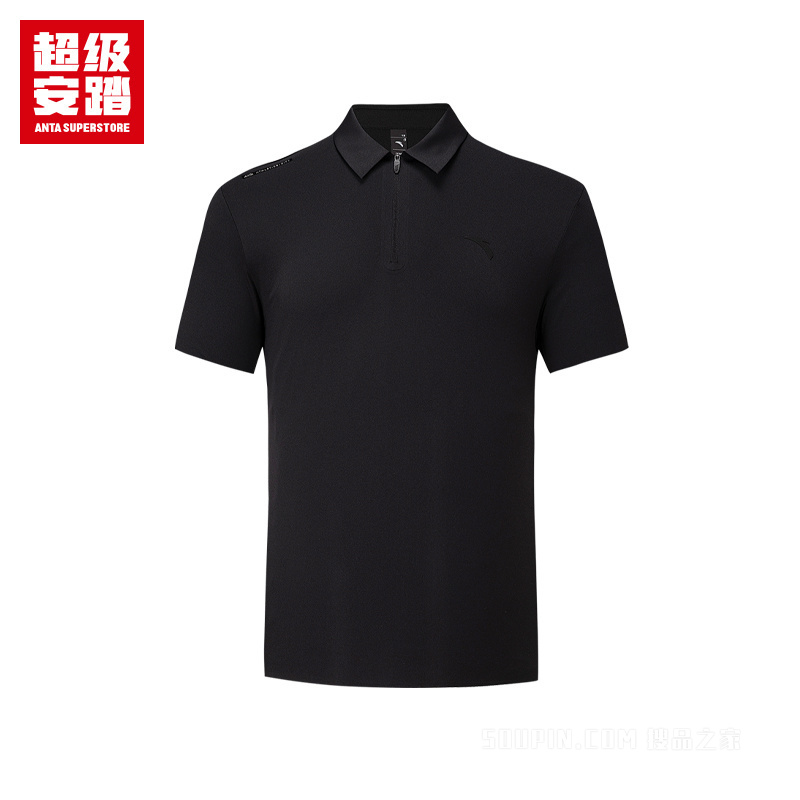 超级安踏城市通勤男子冰肤短袖POLO衫