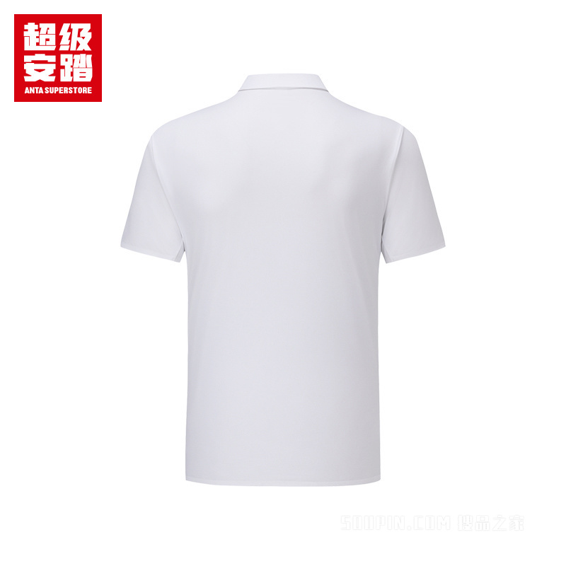 超级安踏城市通勤男子冰肤短袖POLO衫