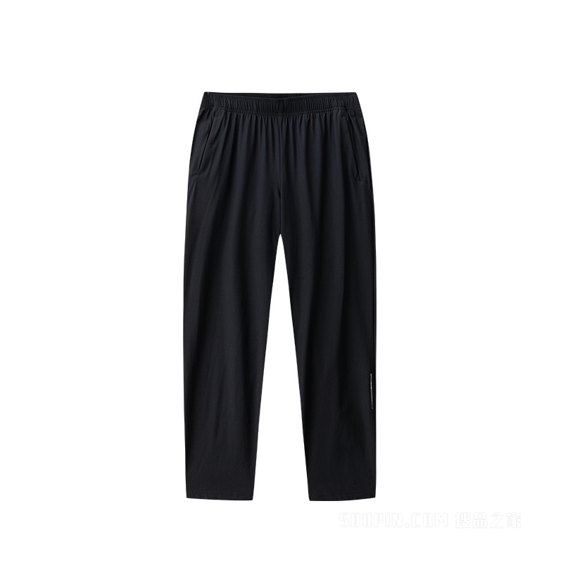 安踏综训系列裤吧男子冰肤针织运动长裤