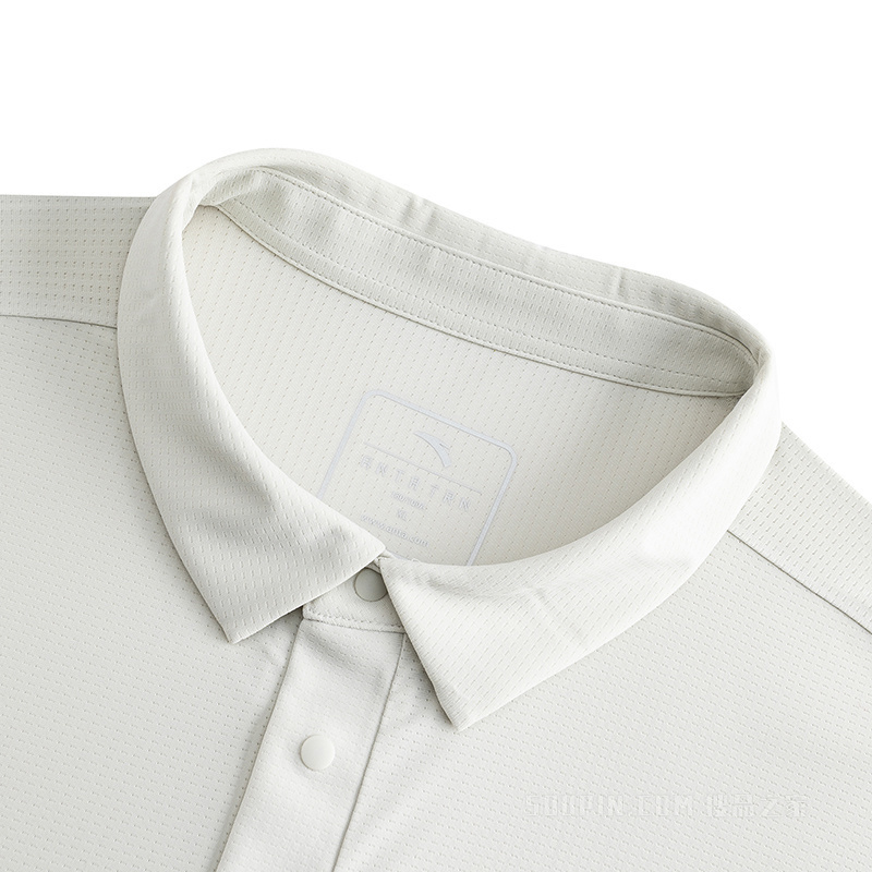 安踏训练男子冰肤短袖POLO衫