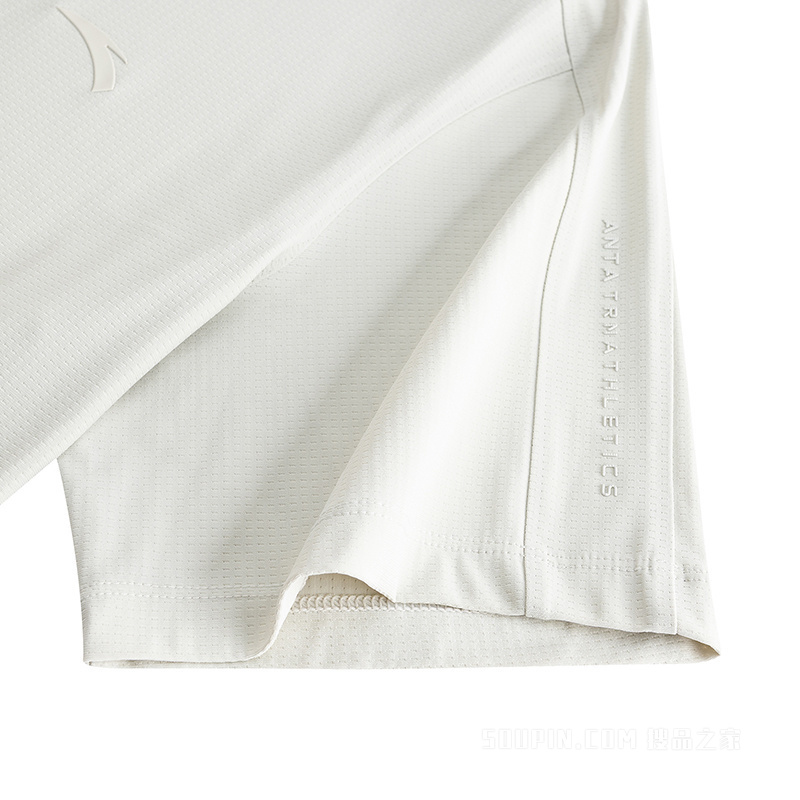 安踏训练男子冰肤短袖POLO衫