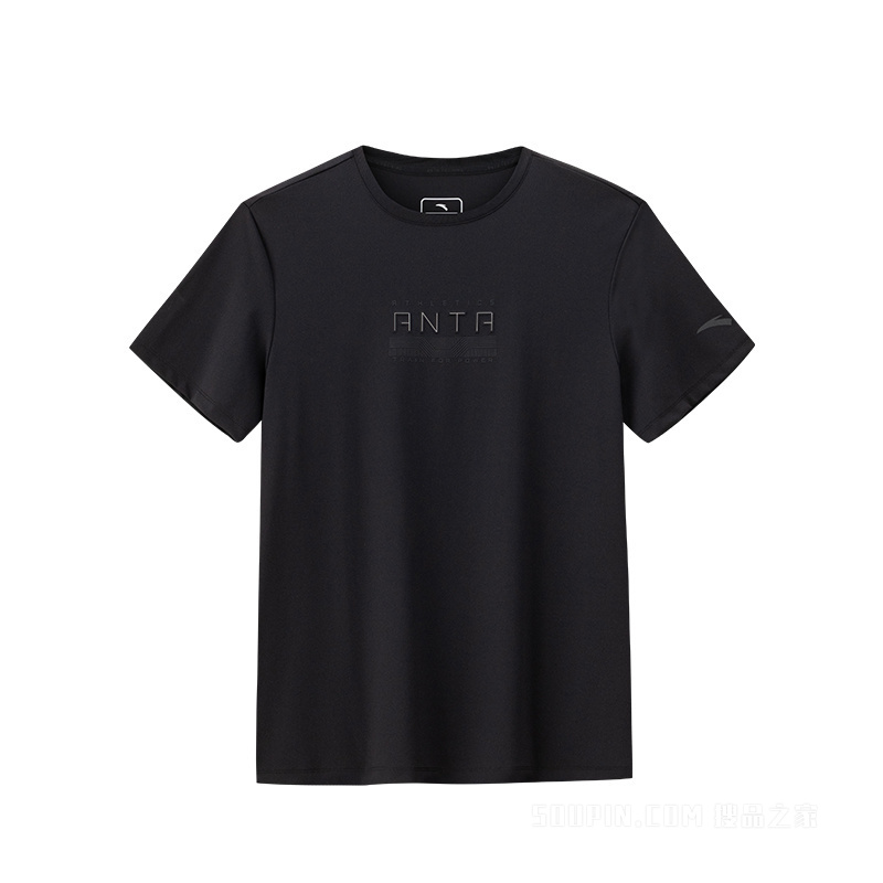安踏冰纱TEE丨训练男子短袖针织衫