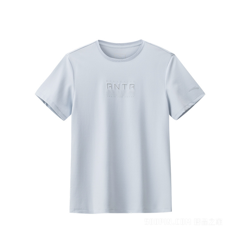 安踏冰纱TEE丨训练男子短袖针织衫