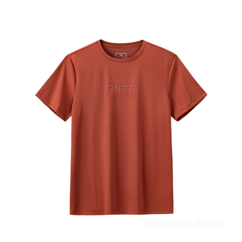 安踏冰纱TEE丨训练男子短袖针织衫
