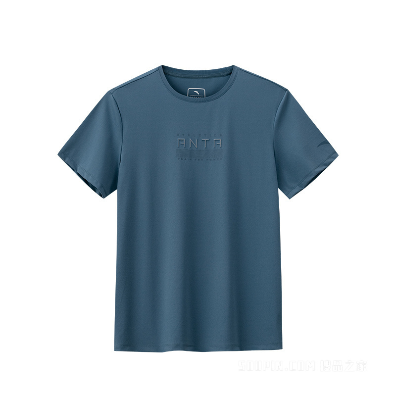 安踏冰纱TEE丨训练男子短袖针织衫