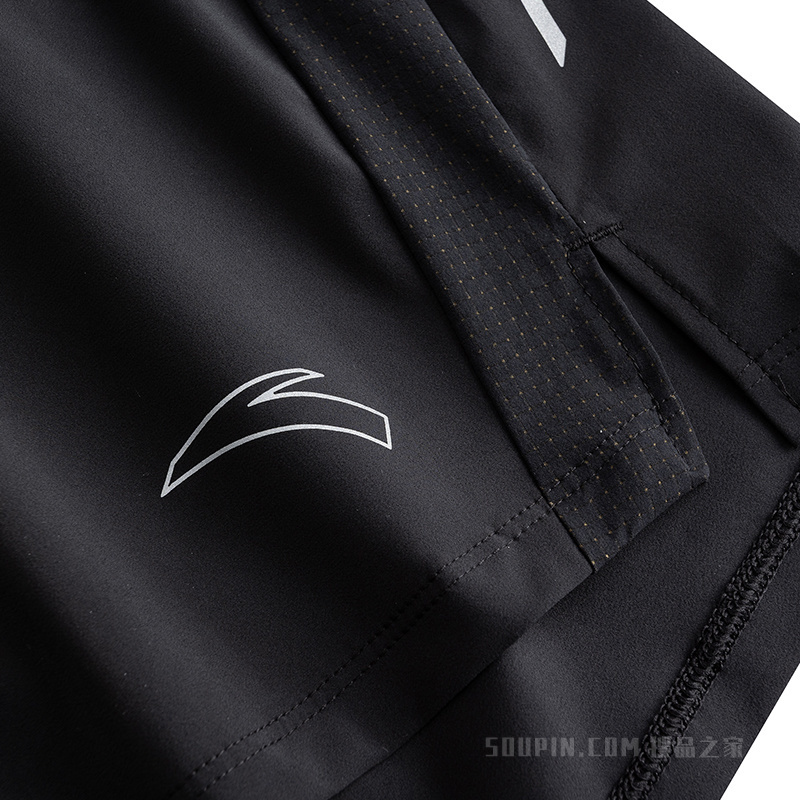 安踏进阶跑男子吸湿速干梭织短裤