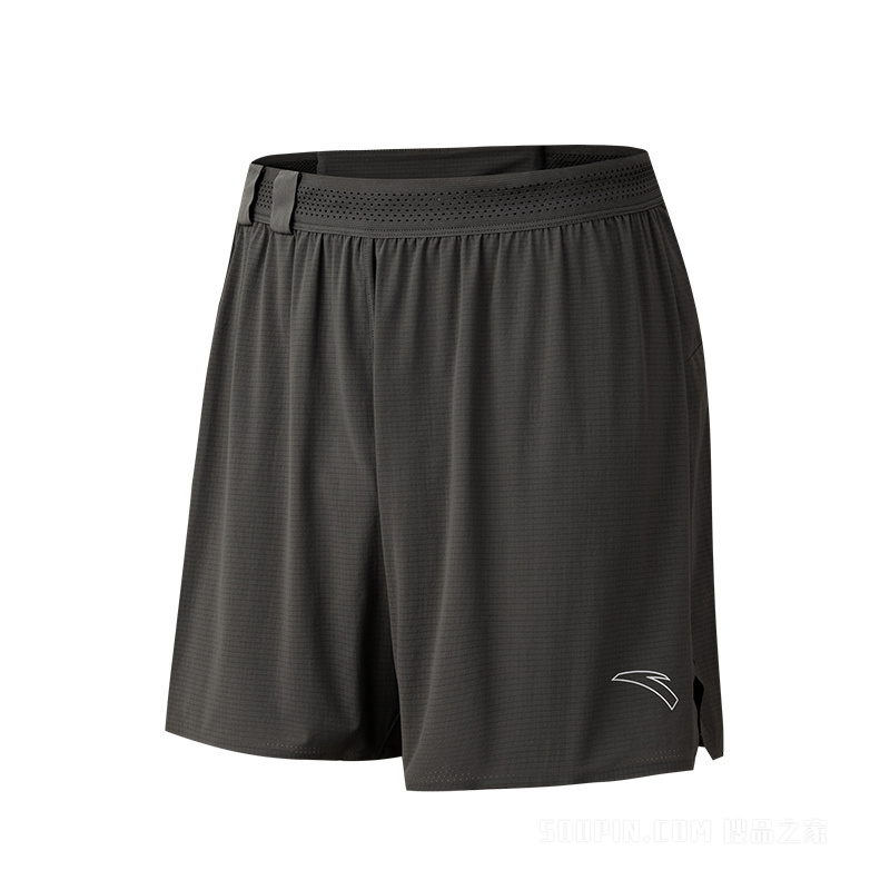 安踏竞速跑男子吸湿速干梭织短裤