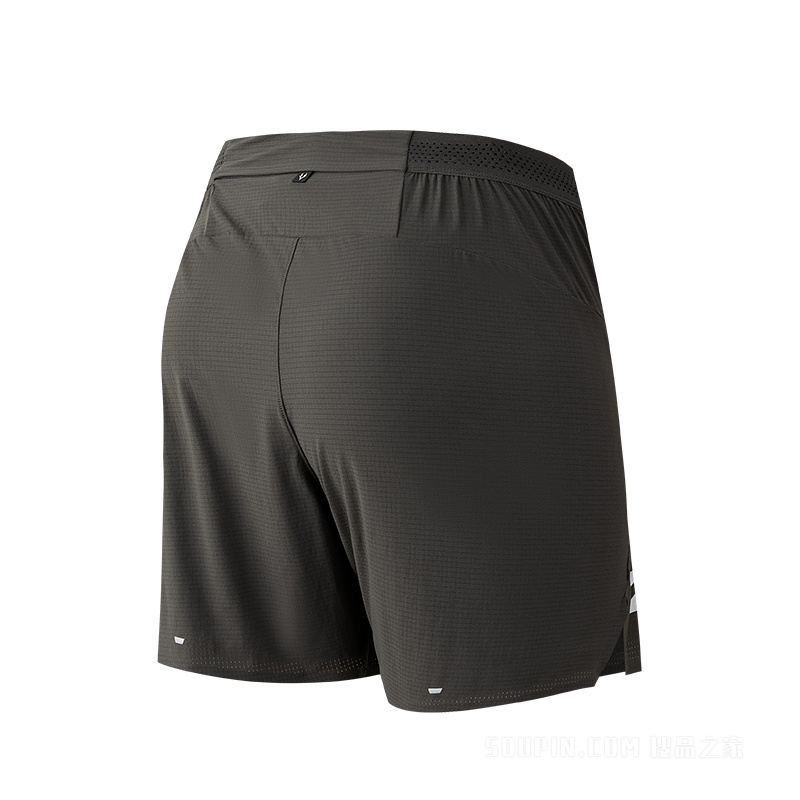 安踏竞速跑男子吸湿速干梭织短裤
