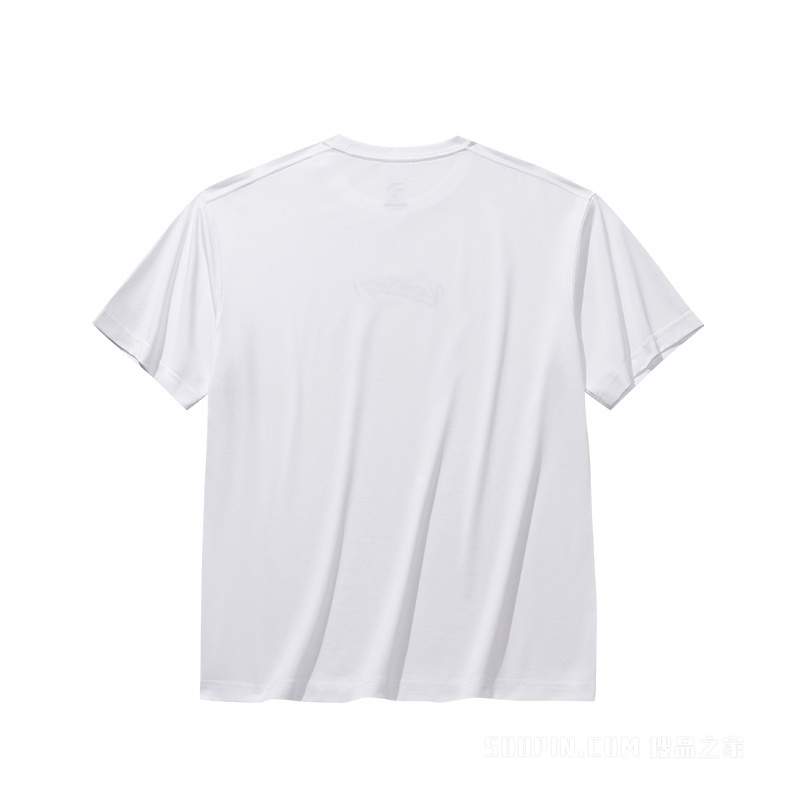 安踏运动复古男子短袖针织衫