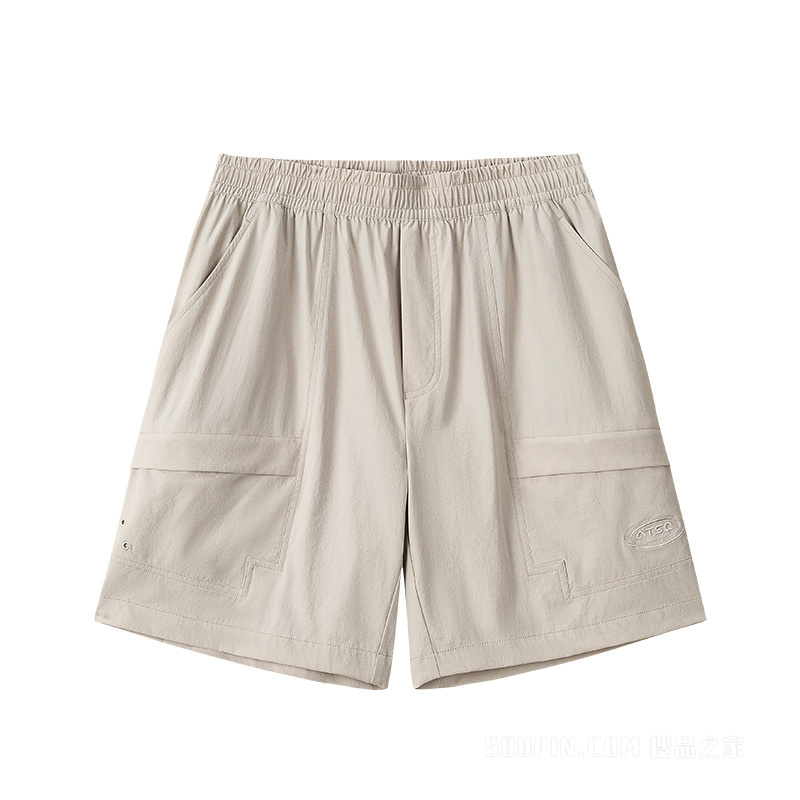 安踏生活系列运动复古男子冰肤短裤