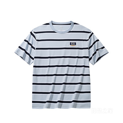 安踏生活系列运动复古男子短T