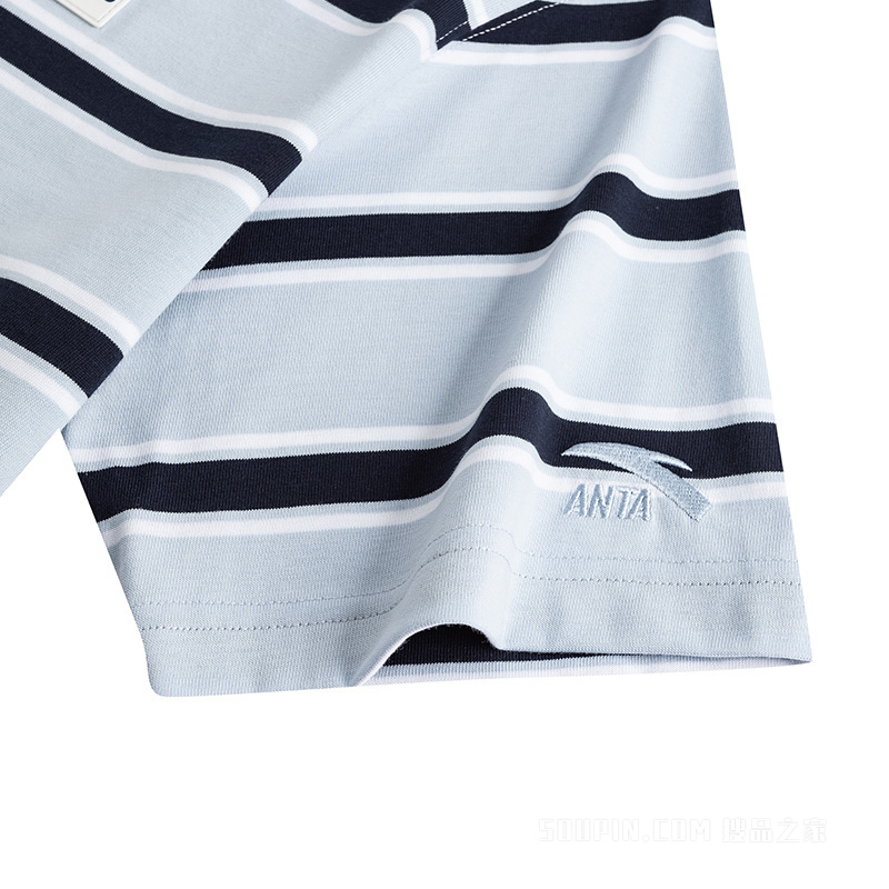 安踏生活系列运动复古男子短T