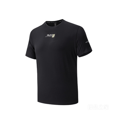 安踏跑步系列进阶跑男子冰肤短T