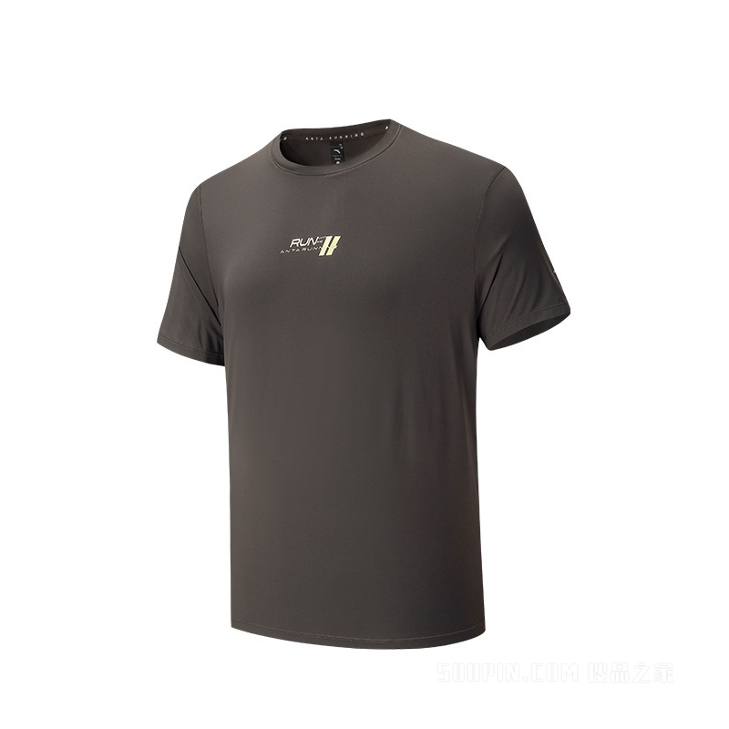 安踏跑步系列进阶跑男子冰肤短T