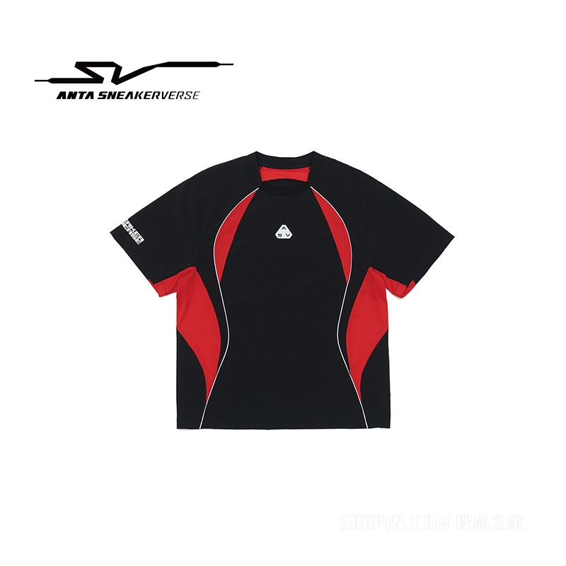 安踏SV系列男子吸湿速干短袖梭织衫