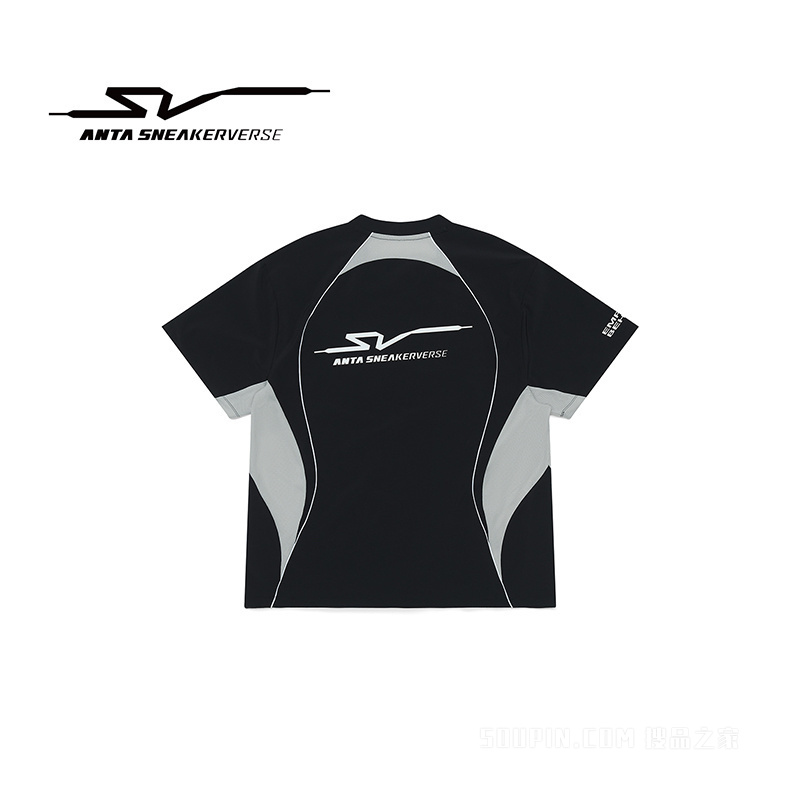 安踏SV系列男子吸湿速干短袖梭织衫