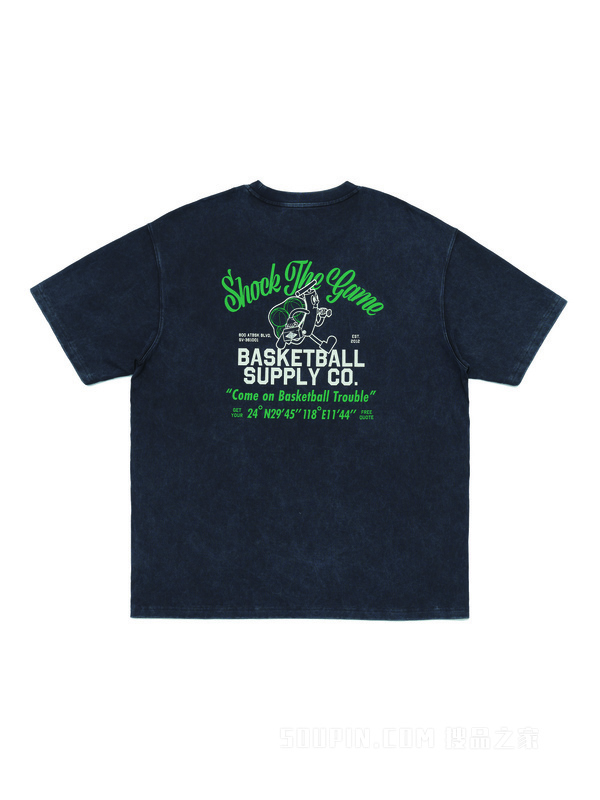 安踏篮球系列狂潮男子短袖针织衫