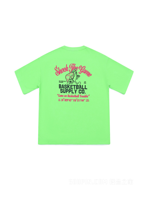 安踏篮球系列狂潮男子短袖针织衫