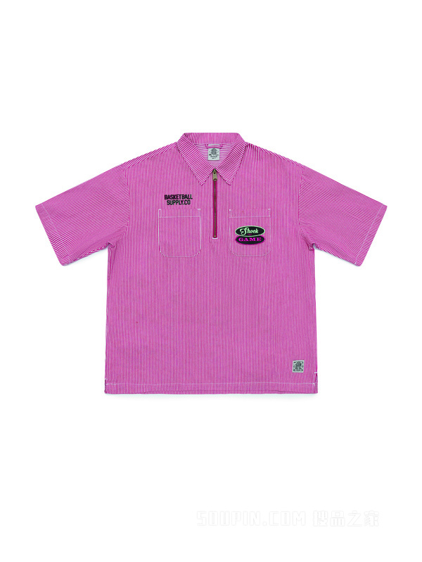安踏篮球系列狂潮男子短袖梭织衫