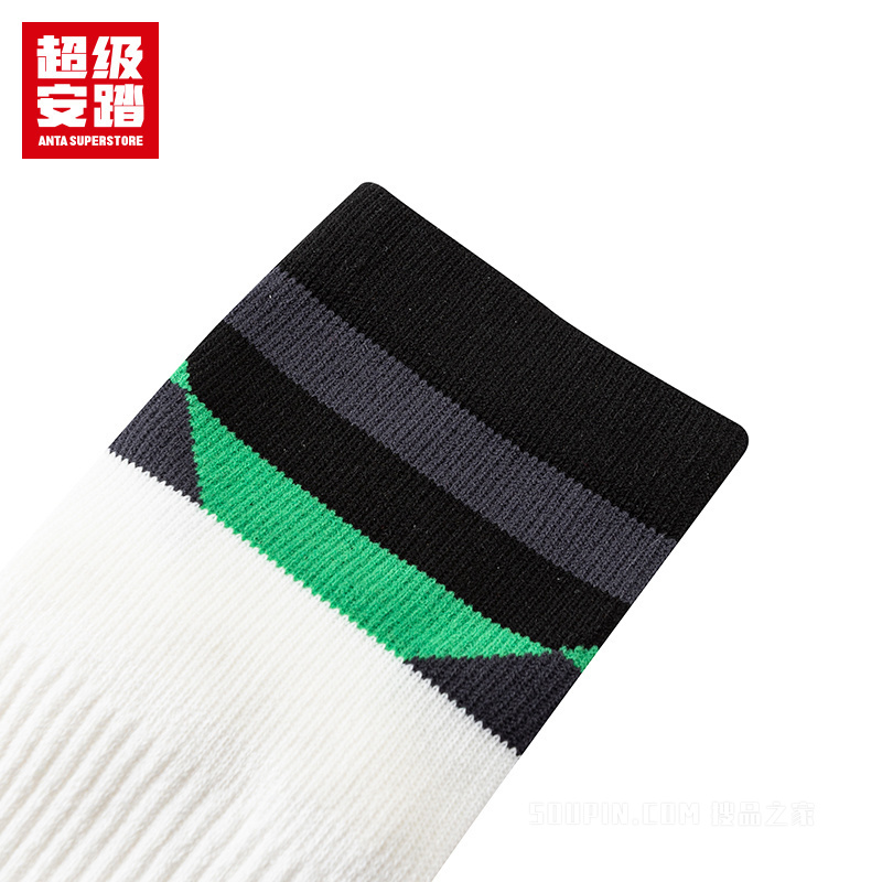 超级安踏跑训系列进阶男女同款平板中袜