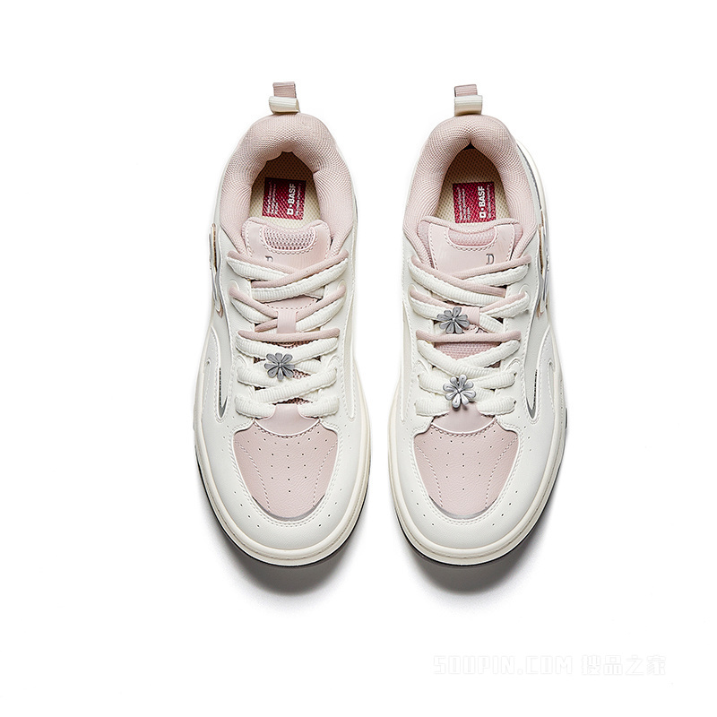 安踏奶油包女子板鞋