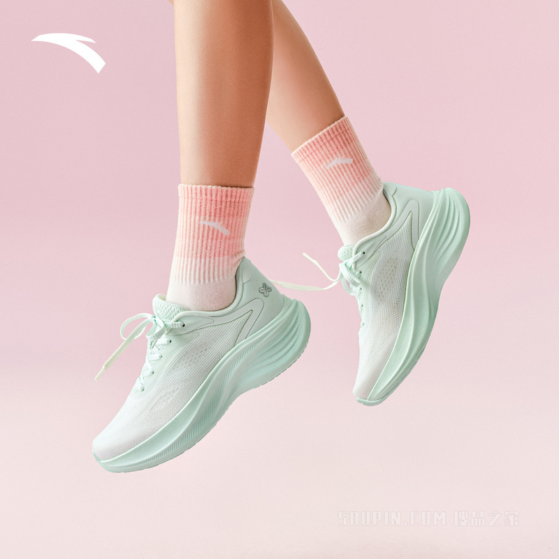 安踏跑步系列叶子女子跑鞋