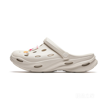 安踏潮拜洞洞男子凉拖鞋