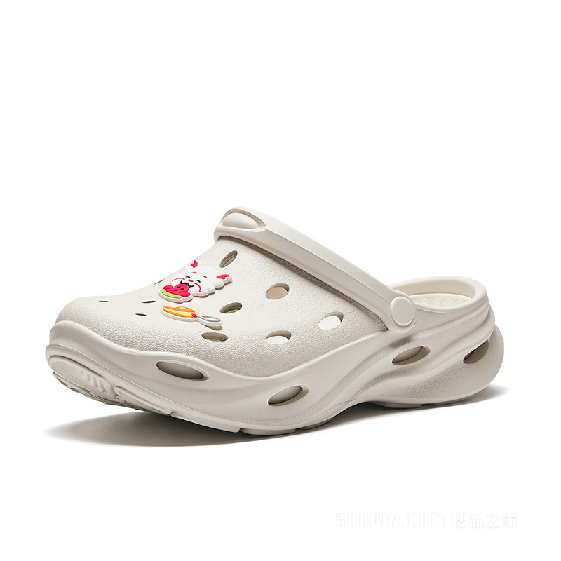 安踏潮拜洞洞男子凉拖鞋