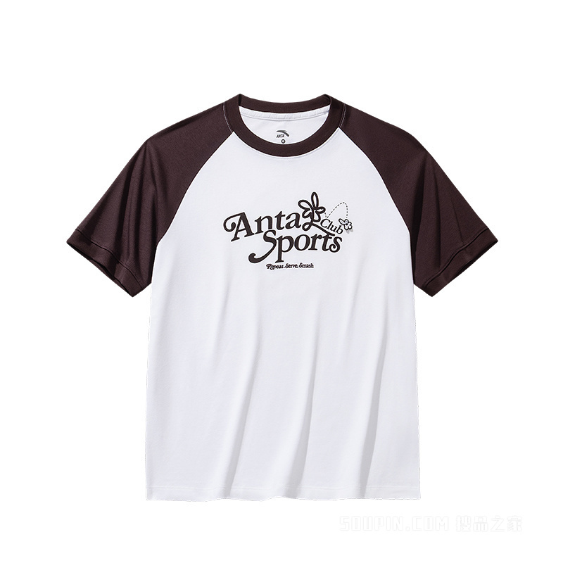 安踏生活系列运动复古女子SORONA冰感抗菌短T