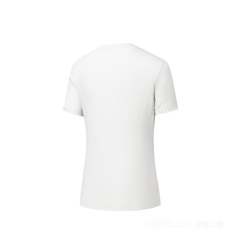 安踏冠军荣耀女子冰肤短袖针织衫