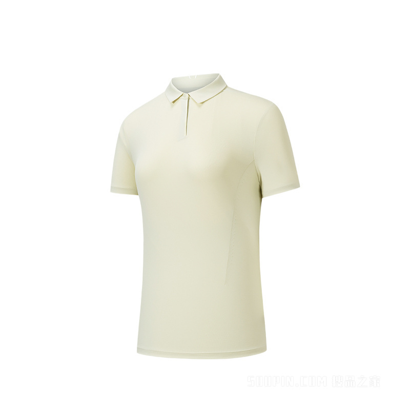 安踏冠军荣耀女子智能调温遮热抗紫外50+冰肤短袖POLO衫