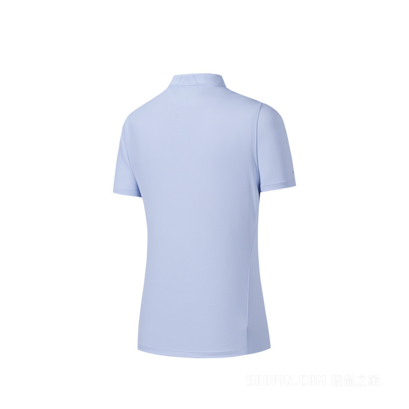 安踏冠军荣耀女子智能调温遮热抗紫外50+冰肤短袖POLO衫