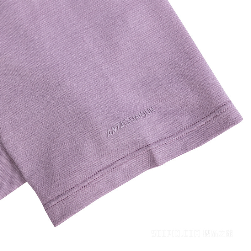 安踏冠军徒步女子吸湿速干短袖针织衫
