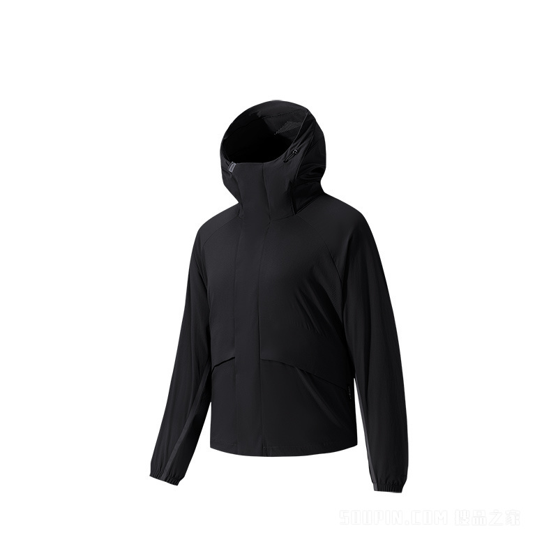 安踏冠军户外旅行女子无氟防泼水梭织外套