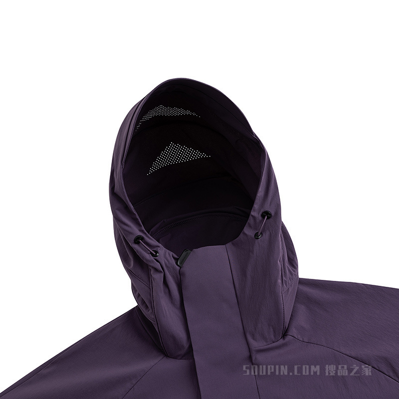 安踏冠军户外旅行女子无氟防泼水梭织外套