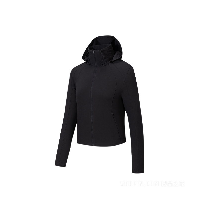 安踏冠军商务女子防泼水梭织外套