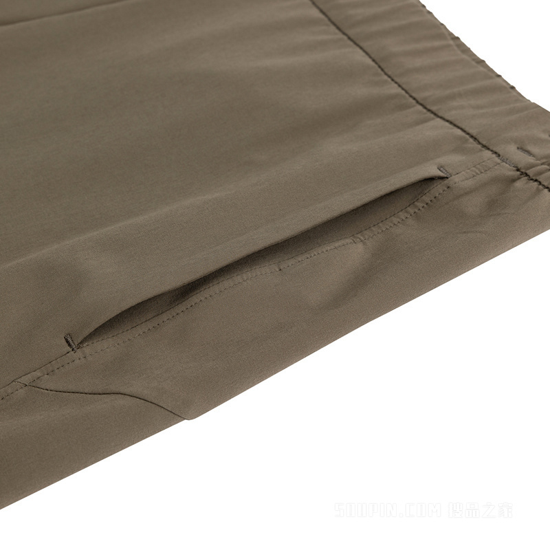 安踏冠军商务女子防泼水梭织休闲长裤