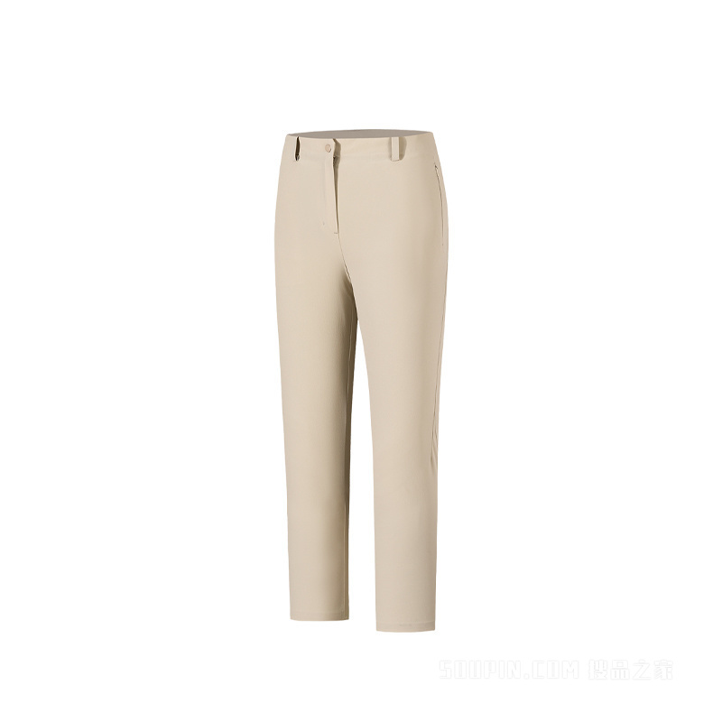 安踏冠军荣耀女子生物基防泼水梭织运动长裤