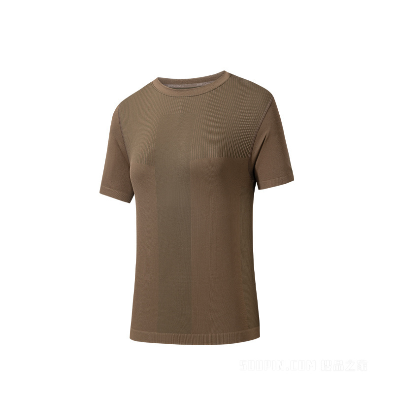 安踏冠军户外旅行女子短袖针织衫