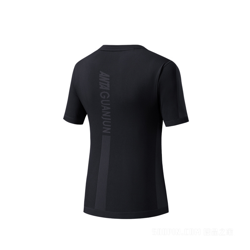 安踏冠军户外旅行女子短袖针织衫