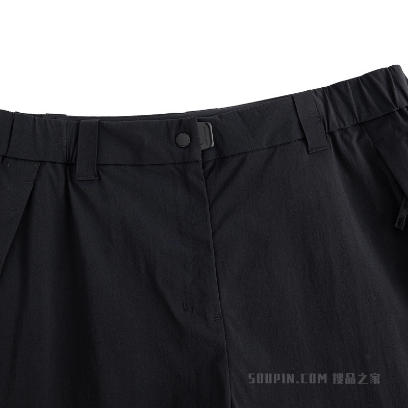 安踏冠军户外旅行女子无氟防泼水梭织运动长裤