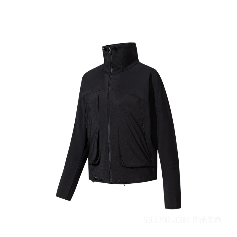 安踏冠军商务女子无氟防泼水防风梭织外套