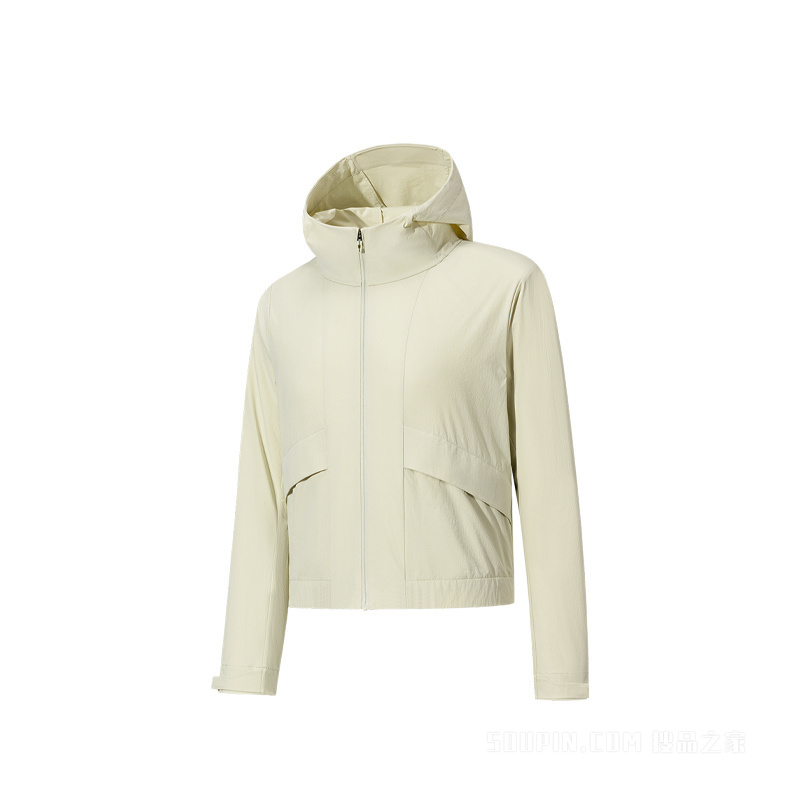 安踏冠军商务女子冰肤抗紫外线梭织外套