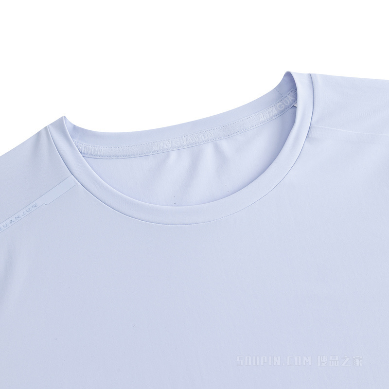 安踏冠军荣耀女子消臭抗紫外冰肤短袖针织衫